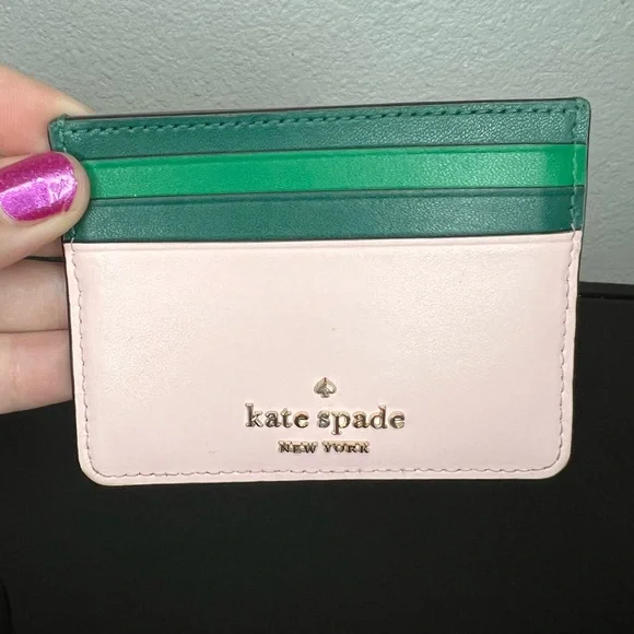 Kate Spade SET Staci Square Pineapple with matching card holder - Picture 2 of 13